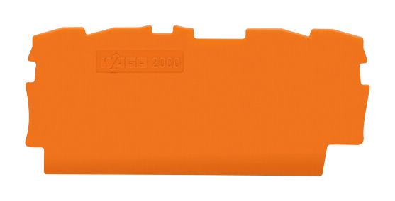 2000-1492 END & INTERMEDIATE PLATE, DIN RAIL TB WAGO