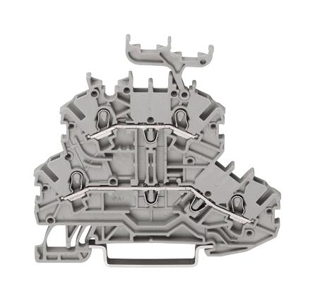 2000-2231 TERMINAL BLOCK, DIN RAIL, 4POS, 24-16AWG WAGO
