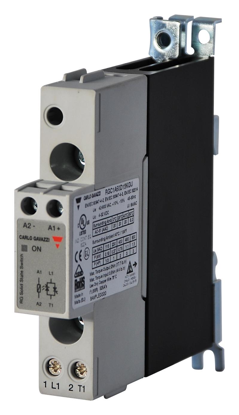 RGC1A23A15KGU CONTACTOR, ZC, 230VAC, 20A, PANEL CARLO GAVAZZI