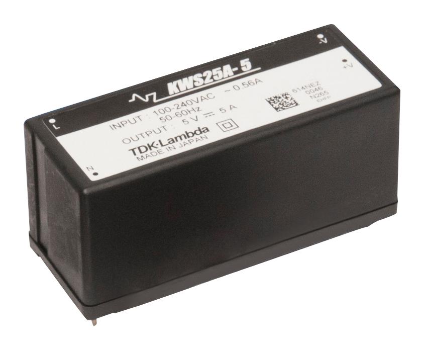 KWS-25A-24 POWER SUPPLY, AC-DC, 24V, 1.1A TDK-LAMBDA