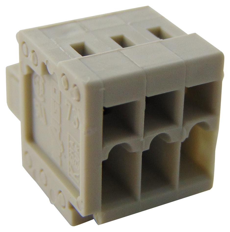 734-103 TERMINAL BLOCK, PLUGGABLE, 3POS, 14AWG WAGO