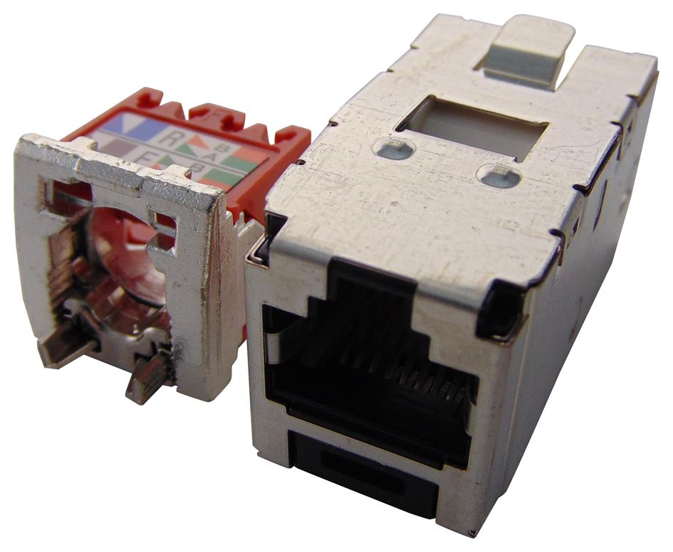 CJS5E88TGY RJ45 MODULAR JACK, 8P8C, 1PORT, CAT5E PANDUIT