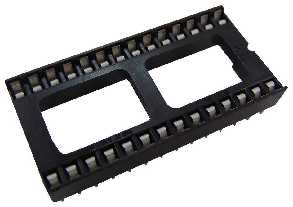 4828-6004-CP DIP SOCKET, 28POS, 2ROW, 2.54MM, TH 3M