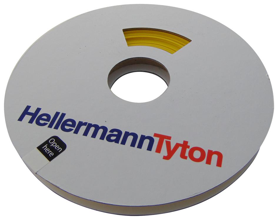 553-40450 HEAT-SHRINK TUBING, 3:1, 4.8MM, YELLOW HELLERMANNTYTON