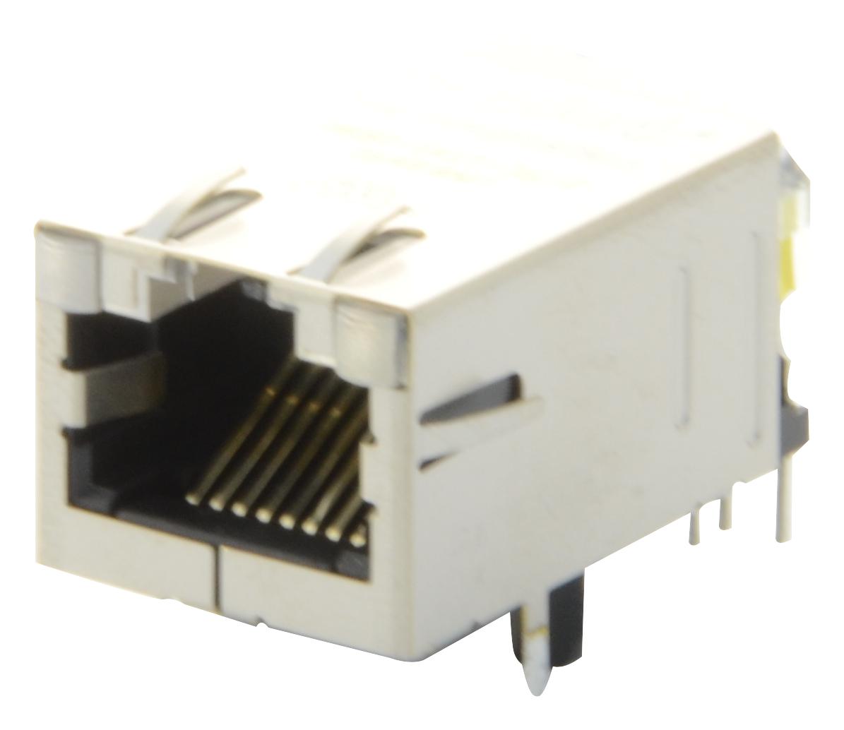 08B0-1X1T-36-F CONNECTOR, RJ45, JACK, 8P8C, THT BEL MAGNETIC SOLUTIONS