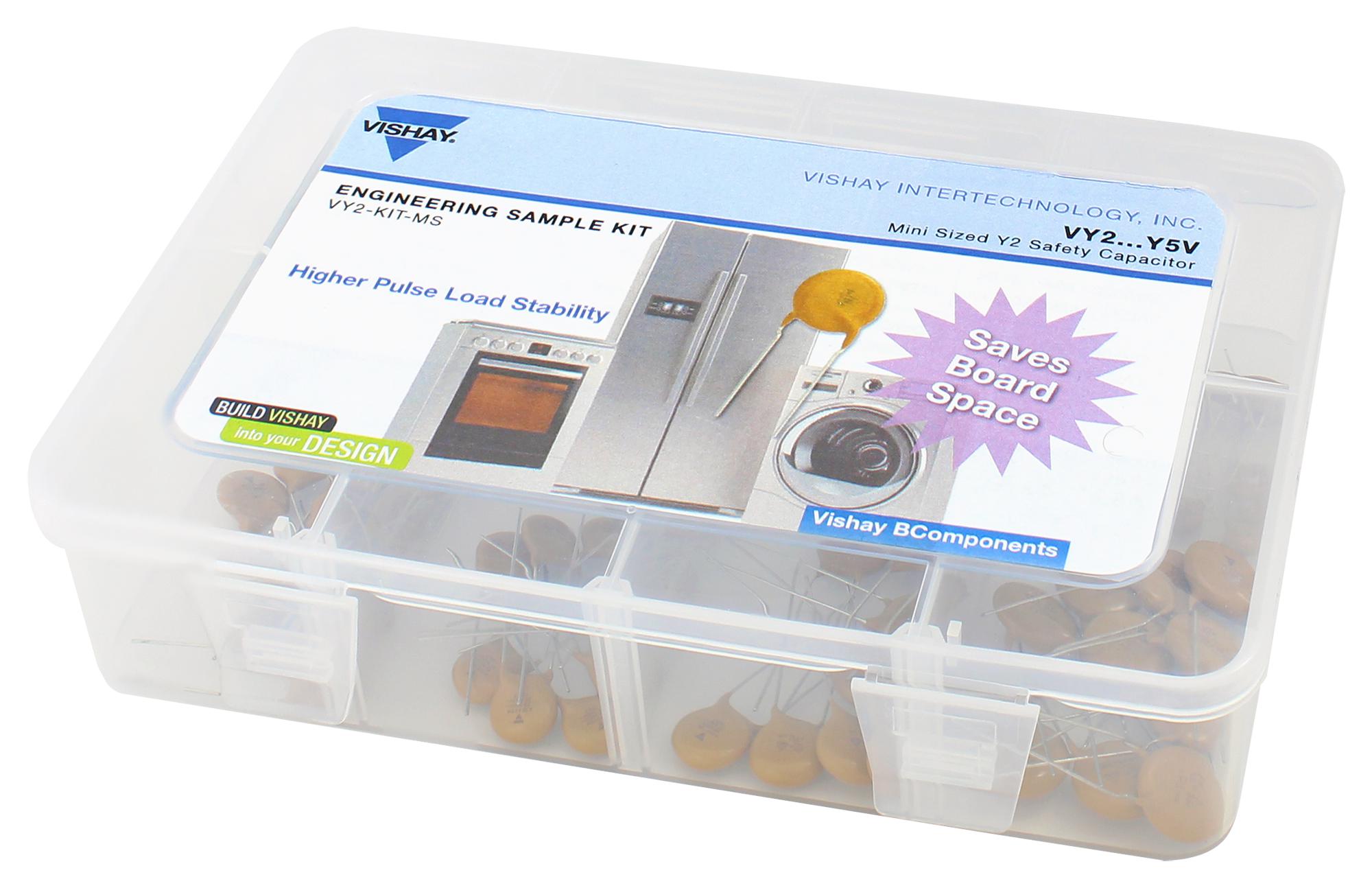 VY2-KIT-MS CAPACITOR KIT, 1000PF-0.01UF, 80 PC VISHAY