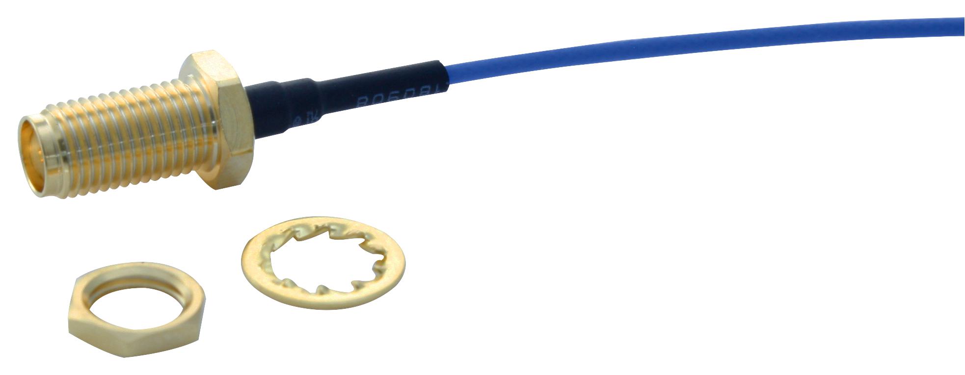 MC001484 RF CABLE ASSY, SMA JACK-SMA PLUG, 150MM MULTICOMP PRO