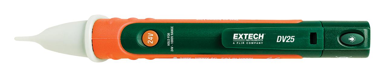 DV25 VOLTAGE DETECTOR, AC DUAL RANGE, 24V-1KV EXTECH INSTRUMENTS