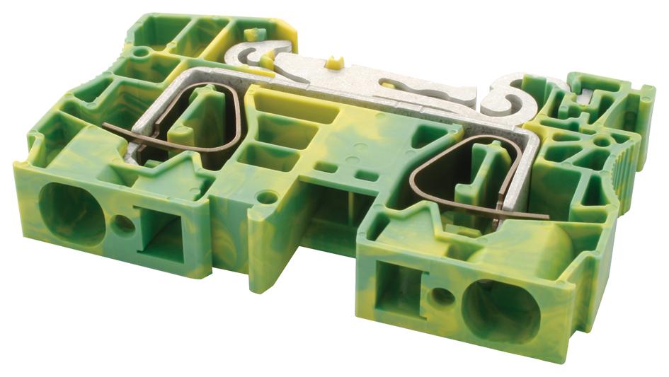 ST 16-PE TERMINAL BLOCK, DIN RAIL, 2POS, 4AWG PHOENIX CONTACT