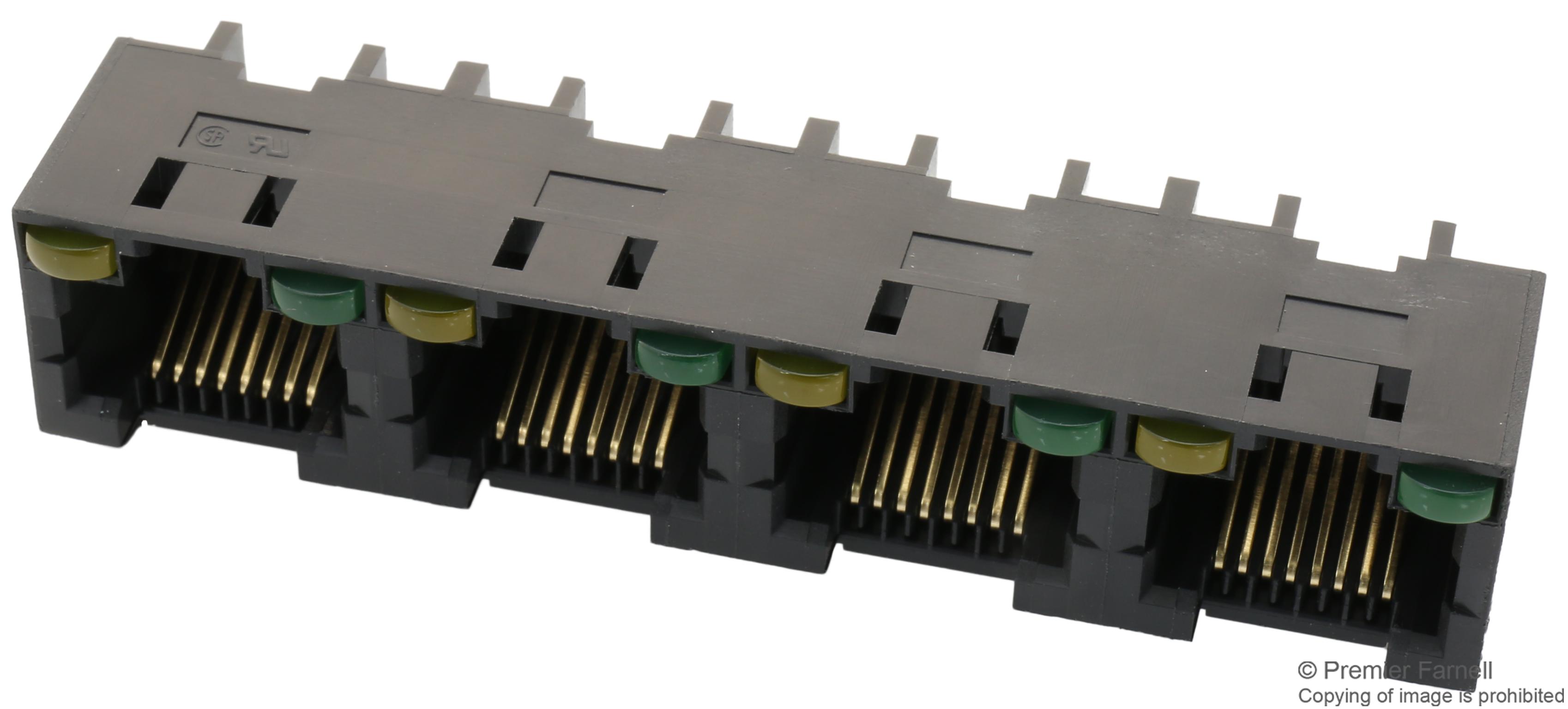 RJHSE-5081-04 CONNECTOR, UNSHLD, RJ45, JACK, 8P8C AMPHENOL ICC