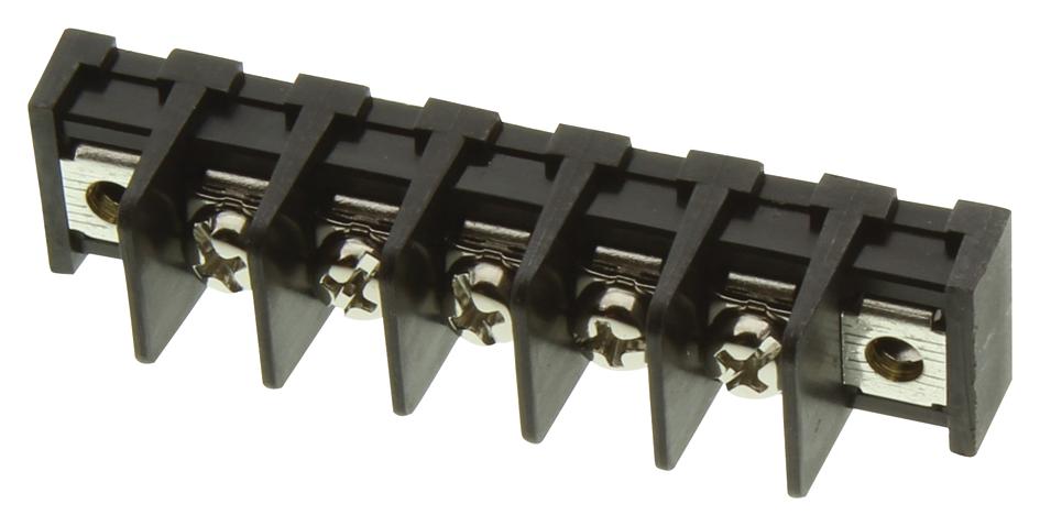 MC001353 TERMINAL BLOCK, BARRIER, 5POS, 14AWG MULTICOMP