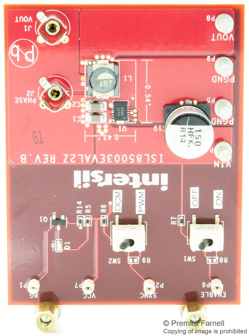 ISL85003EVAL2Z EVAL BOARD, SYNC BUCK REGULATOR RENESAS