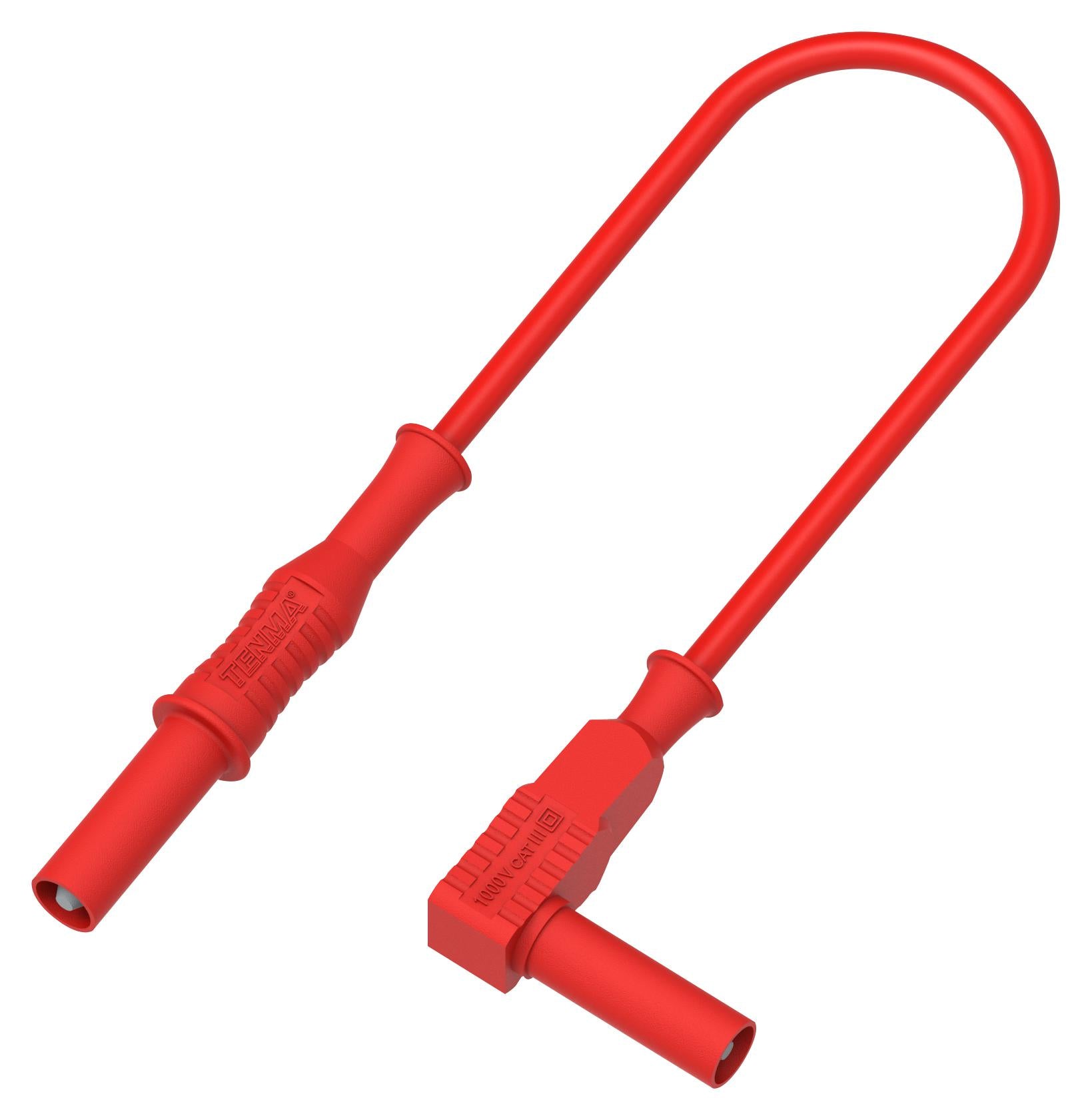 76-018 TEST LEAD, 4MM BANANA PLUG-PLUG, RED, 1M TENMA