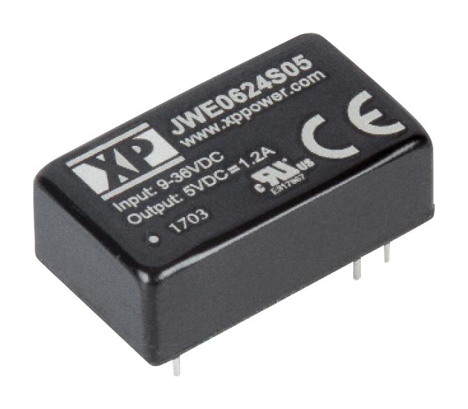 JWE0648D15 DC-DC CONVERTER, 2 O/P, 20W XP POWER