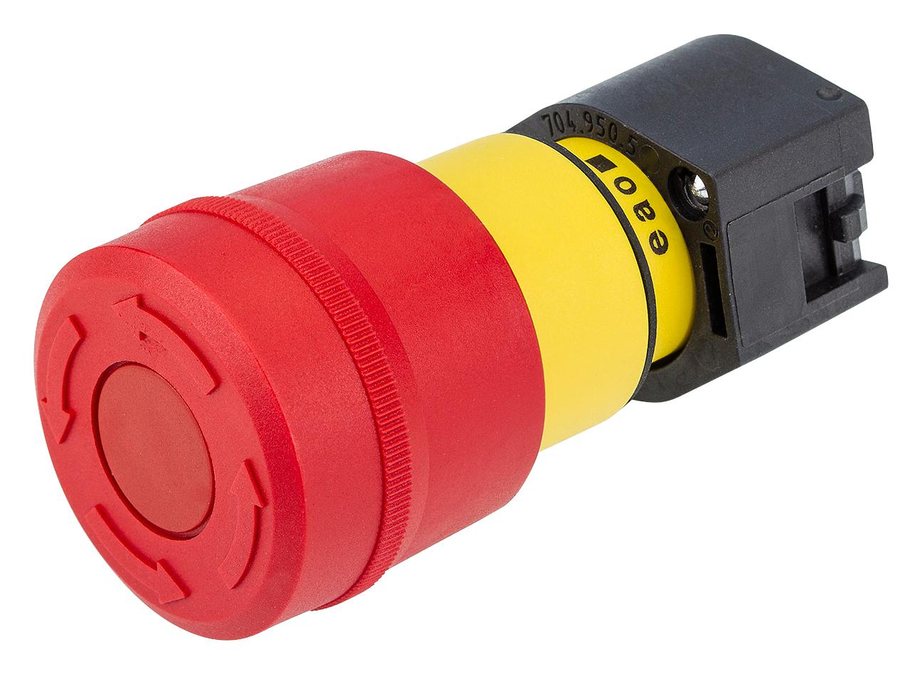 704.064.2A ACTUATOR, 22.5MM EMERGENCY PB SWITCH EAO