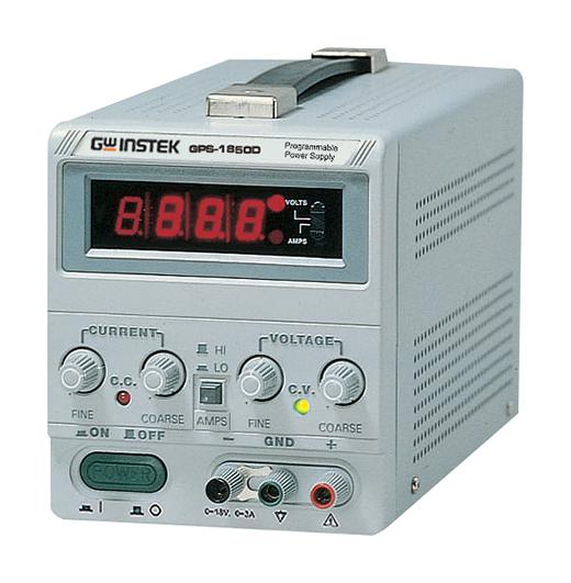 GPS-1850D. POWER SUPPLY, 1 O/P, 5A, 18V, ADJ GW INSTEK