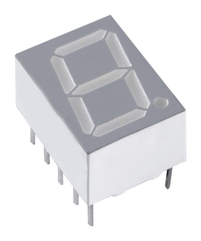 TDSG3150 DISPLAY, SEVEN SEGMENT, 10MM, GREEN VISHAY