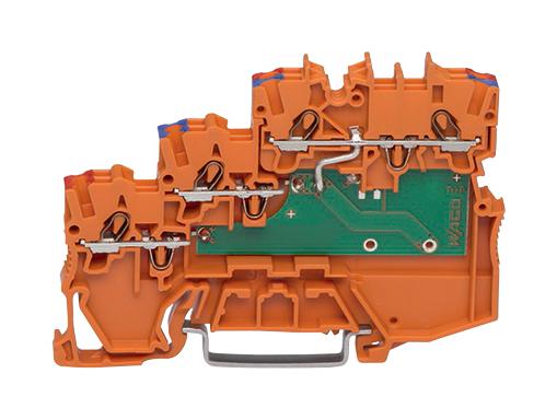 2000-5372 TERMINAL BLOCK, DIN RAIL, 8POS, 16AWG WAGO