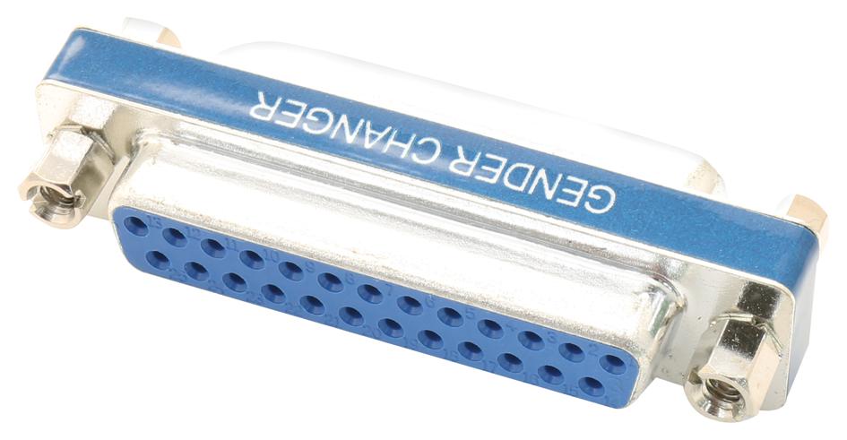 DGB25F D SUB GENDER CHANGER, 25POS, RCPT-RCPT L-COM