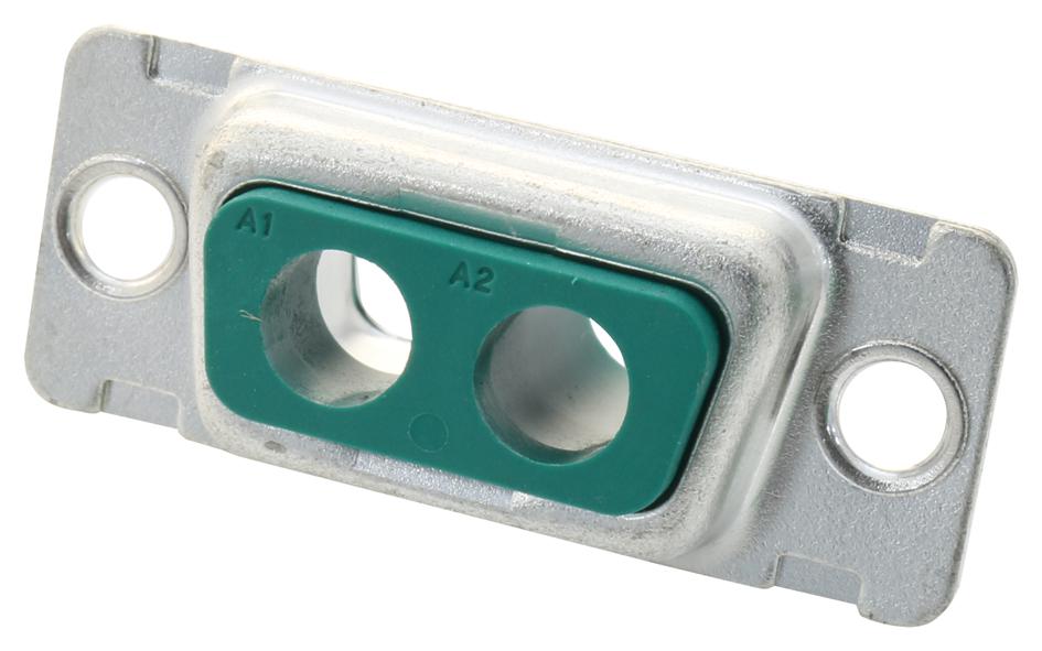 DE2V2SA00LF COMBO D SUB HOUSING, 2V2, DE, STEEL AMPHENOL ICC