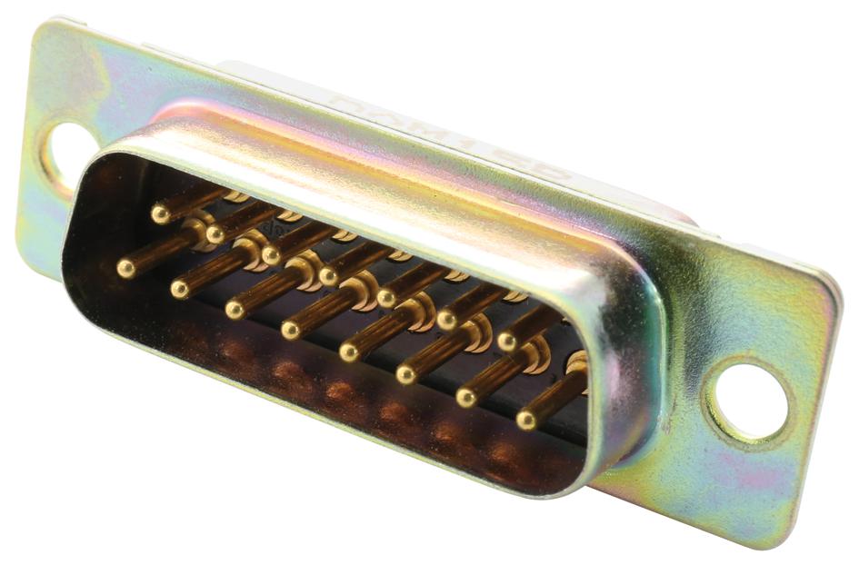 DAM15P D SUB CONN, PLUG, 15POS, SOLDER ITT CANNON