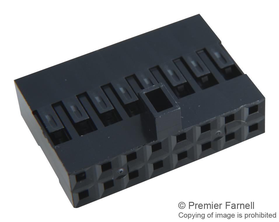 65846-011LF CONN, HOUSING, RCPT, 16POS, 2ROW, 2.54MM AMPHENOL ICC