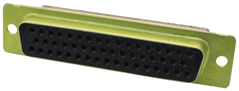 1658640-2 D SUB HOUSING, 50POS, DD, STEEL AMP - TE CONNECTIVITY