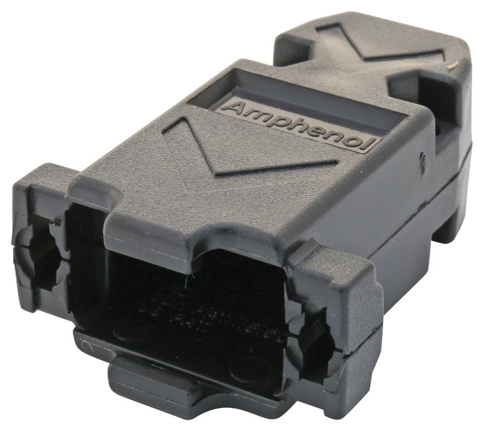 17E17241 D SUB BACKSHELL, 180DEG, THERMOPLASTIC AMPHENOL ICC