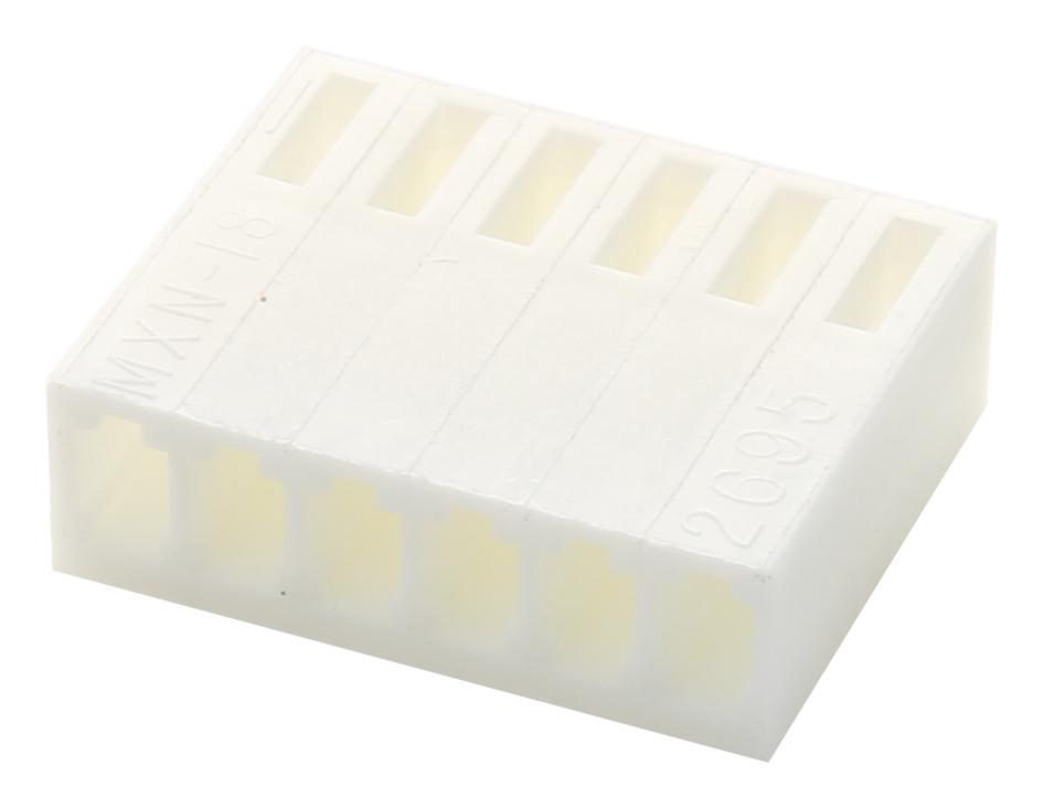 22-01-3077 CONNECTOR, RCPT, 7POS, 1ROW, 2.54MM MOLEX