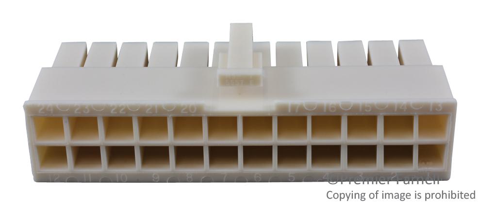 39-01-2245 CONNECTOR HOUSING, RCPT, 24POS MOLEX