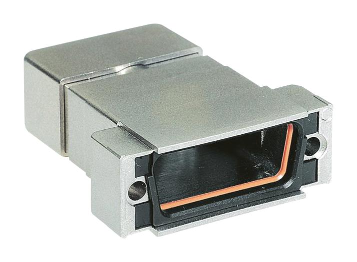 09670250437 D SUB BACKSHELL, 180DEG, SIZE DB HARTING