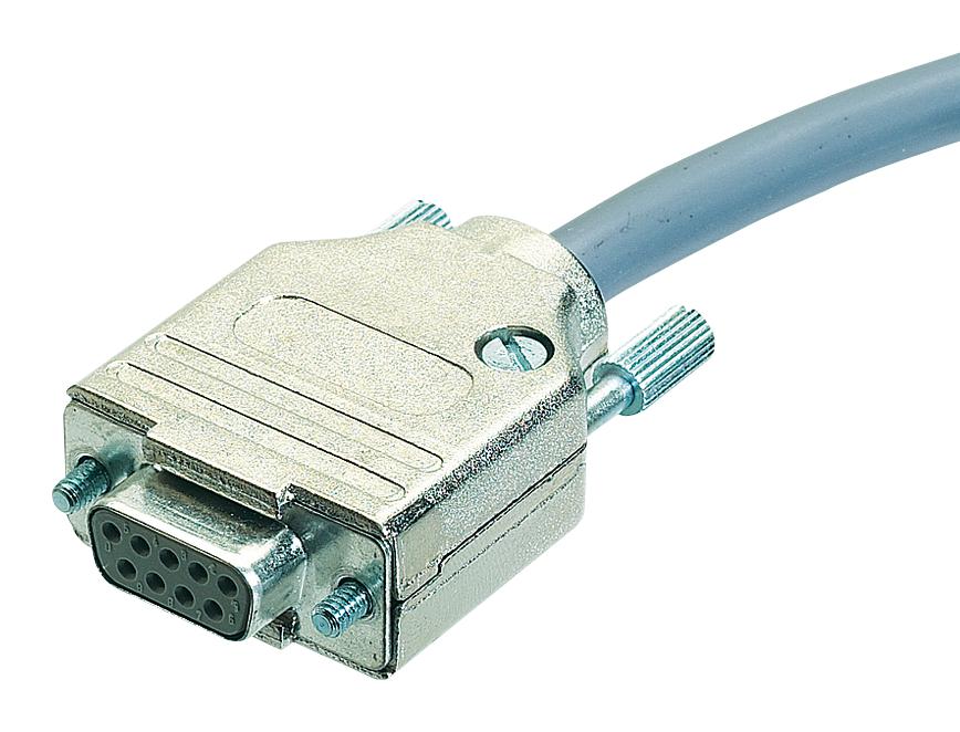 09670250343 D SUB BACKSHELL, 180DEG, SIZE DB HARTING