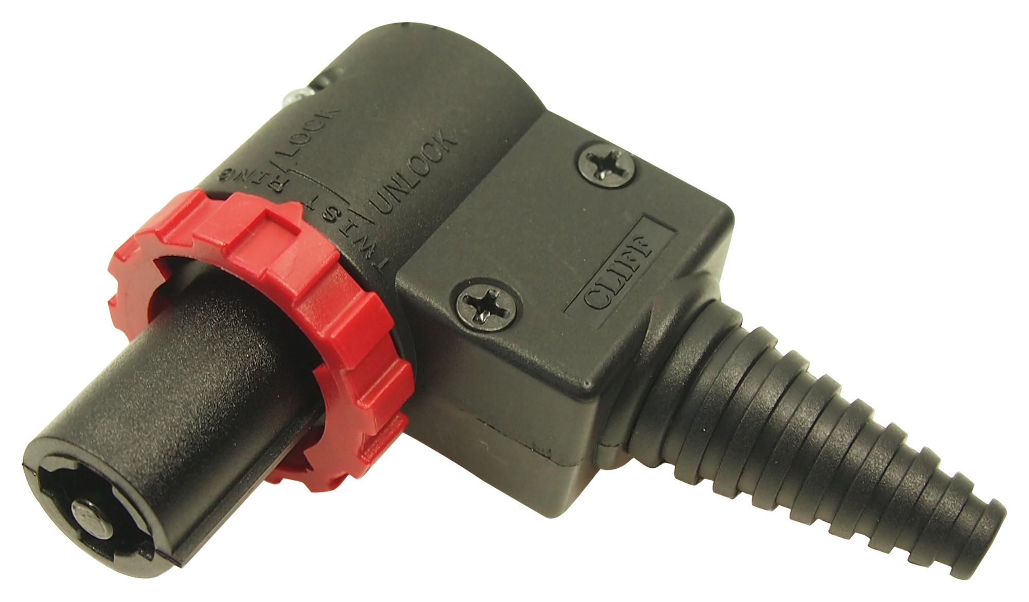 FCR2063 POWER ENTRY, PLUG, R/A, 4POLE, SOLDER CLIFF ELECTRONIC COMPONENTS