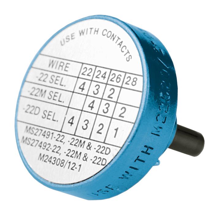 09990000531 LOCATOR, CRIMP TOOL, 18-28AWG CONTACT HARTING