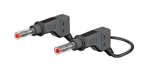 66.9407-100-21 PVC TEST LEAD, BLACK, 1M, 600V, 32A STAUBLI