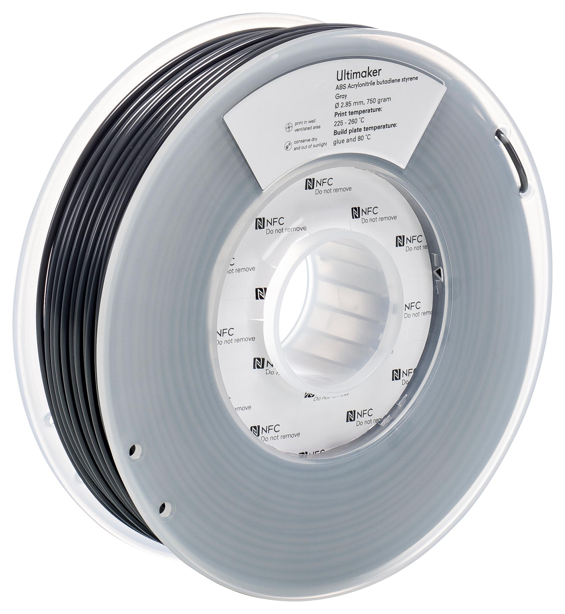 1630 FILAMENT, ABS -GREY - 750G ULTIMAKER