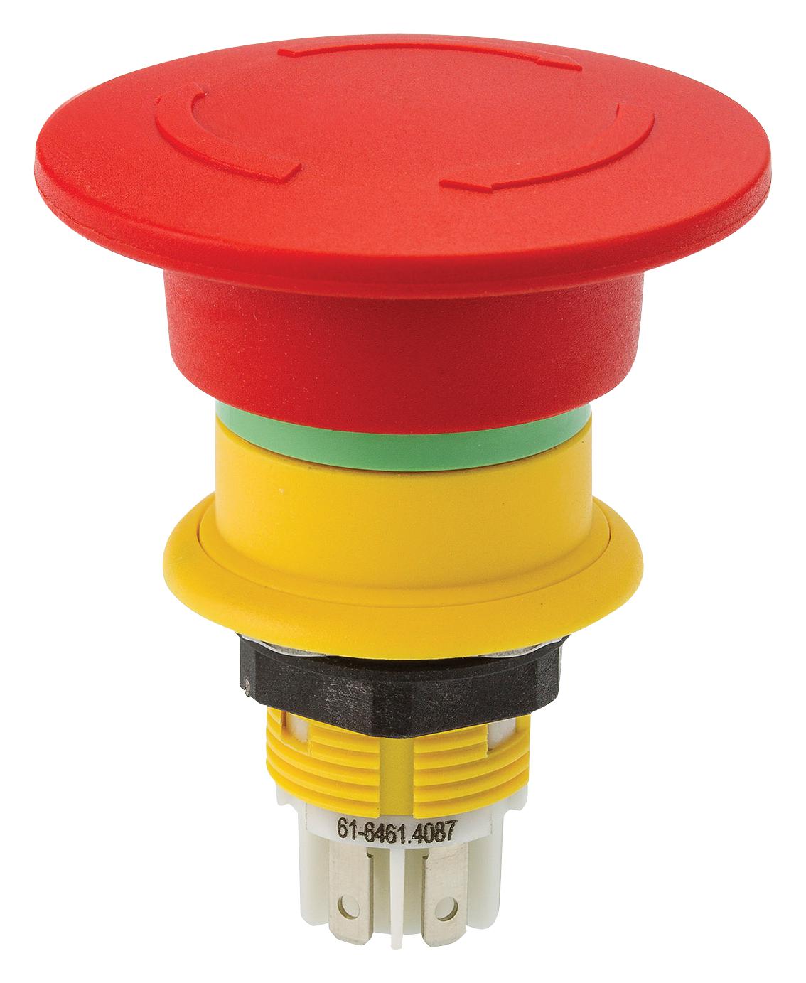 61-6461.4067 EMERGENCY STOP SW, 3PST-NC, 5A, 250VAC EAO