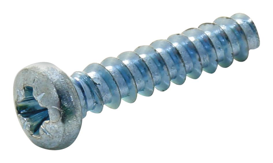 N4 0.625 PRST60 Z100 PAN HEAD POZIDRIV SCREW, STEEL, N4-20 TR FASTENINGS
