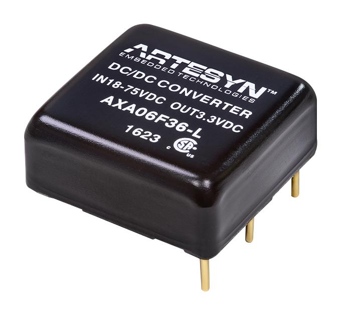 AXA02C36-L DC-DC CONVERTER, 15V, 1.67A ARTESYN EMBEDDED TECHNOLOGIES