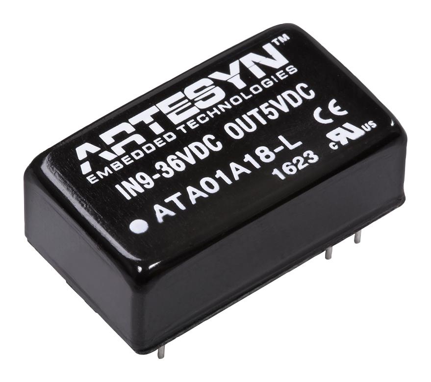 ATA01H36-L DC-DC CONVERTER, 24V, 0.25A ARTESYN EMBEDDED TECHNOLOGIES