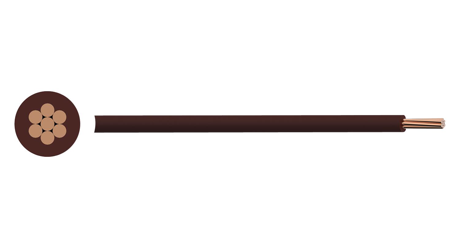 PP-6491X-4.00MMBRN HOOK-UP WIRE, 4MM2, BROWN, 100M MULTICOMP PRO
