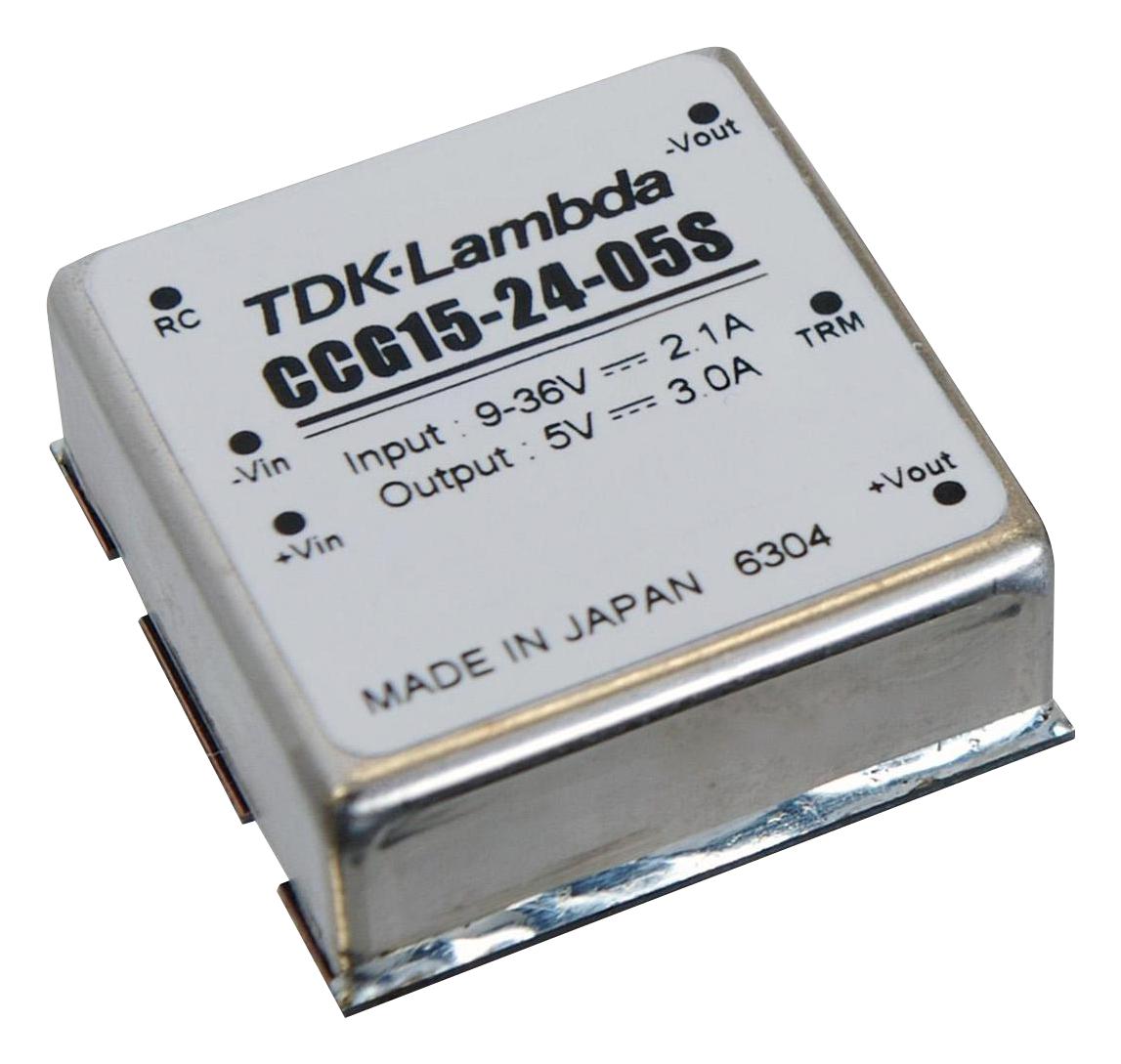 CCG-15-24-15S DC-DC CONVERTER, 15V, 1A TDK-LAMBDA