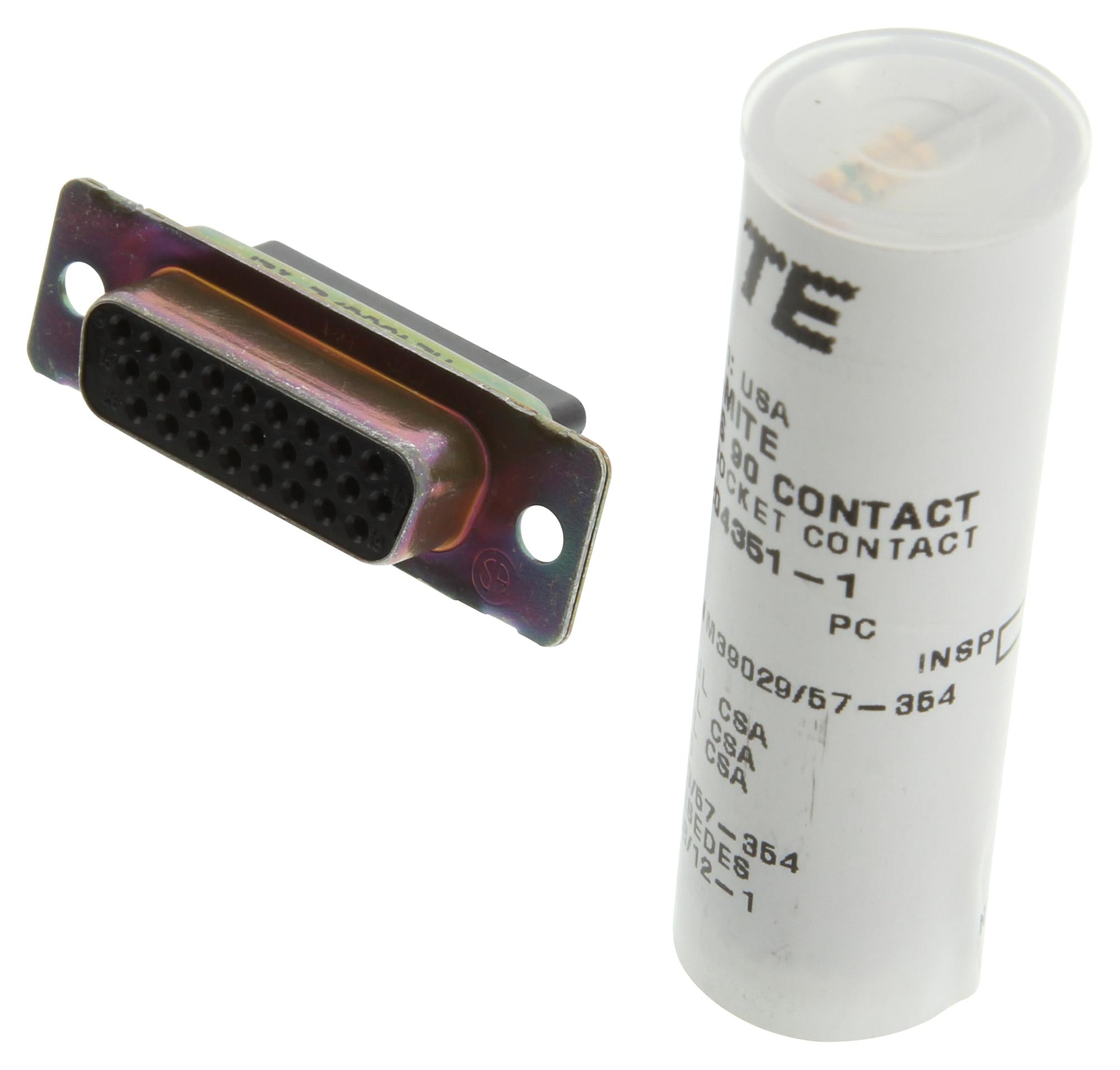 204514-2 HD D SUB CONNECTOR, RCPT, 26POS, CRIMP AMP - TE CONNECTIVITY