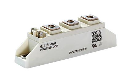 DD100N16SHPSA1 DIODE MODULE, 1.6KV, 134A INFINEON