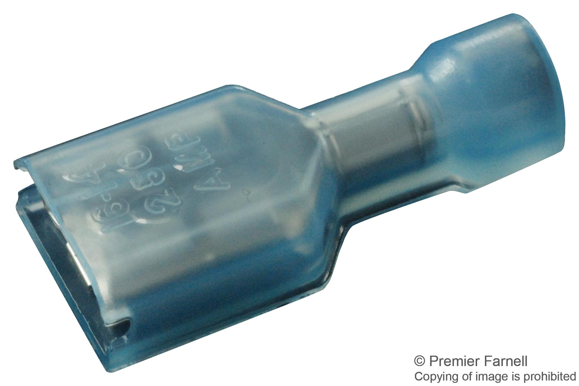 735159 FEMALE DISCONNECT, 6.35MM, 17-14AWG AMP - TE CONNECTIVITY