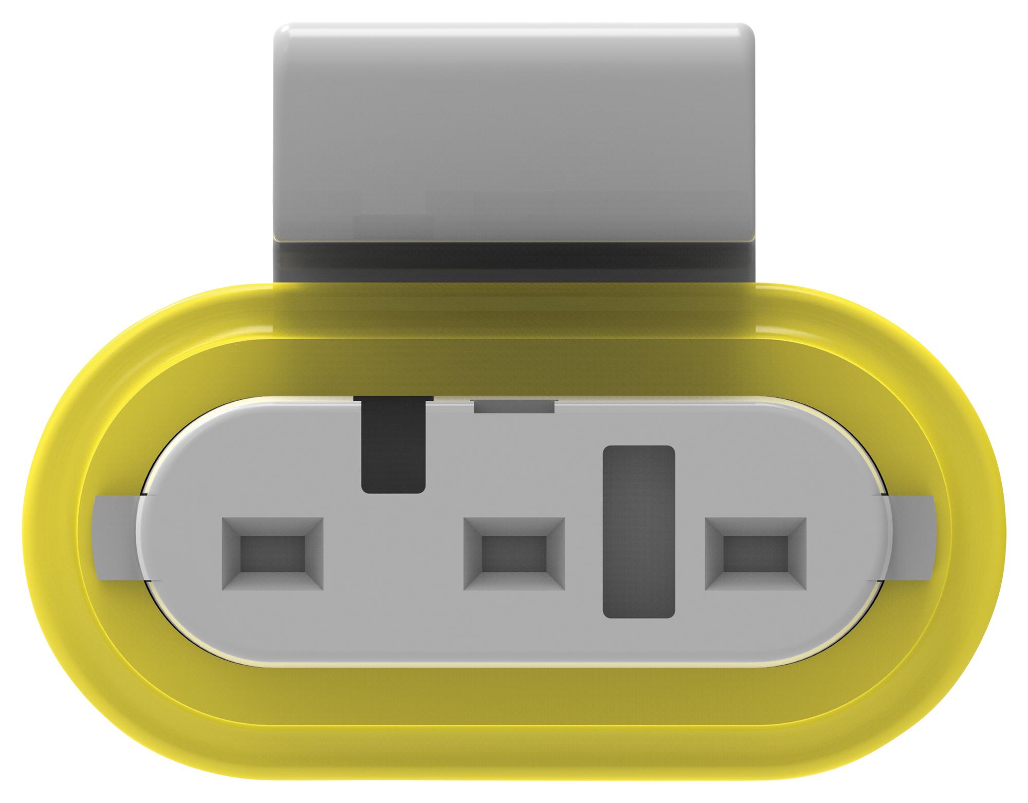 1745083-1 PLUG HOUSING, 3POS, NYLON 6/6, WHITE TE CONNECTIVITY