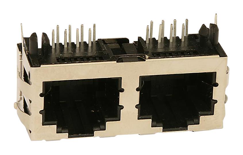 44248-0030 RJ45 CONN, R/A JACK, 8P8C, 4GANG, TH MOLEX