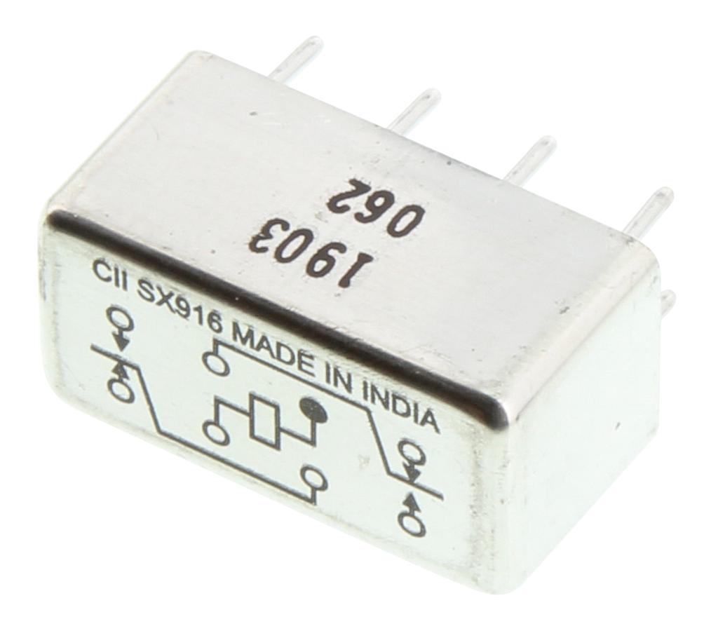 HFW5A1201K00.. POWER RELAY, DPDT, 5A, 26.5VDC, TH CII - TE CONNECTIVITY