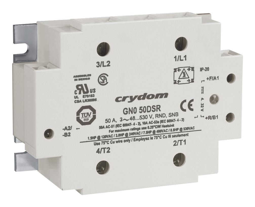 GN050DSR SOLID STATE RELAY, 50A, 4-32VDC, PANEL SENSATA/CRYDOM