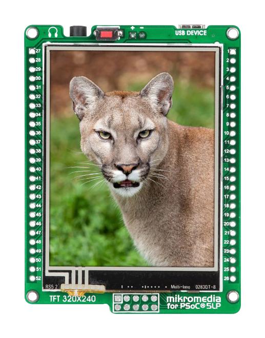 MIKROE-1448 DEV BRD, SMART DISPLAY AND DEV PLATFORM MIKROELEKTRONIKA